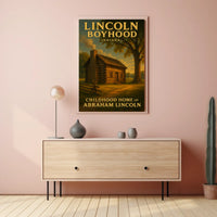 Abraham Lincoln Boyhood Home Poster