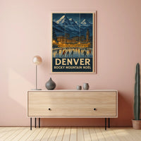 Denver Rocky Mountain Noël Poster