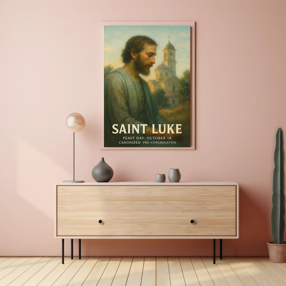 Saint Luke Feast Day Poster