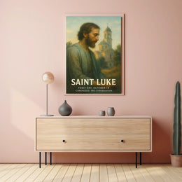 Saint Luke Feast Day Poster