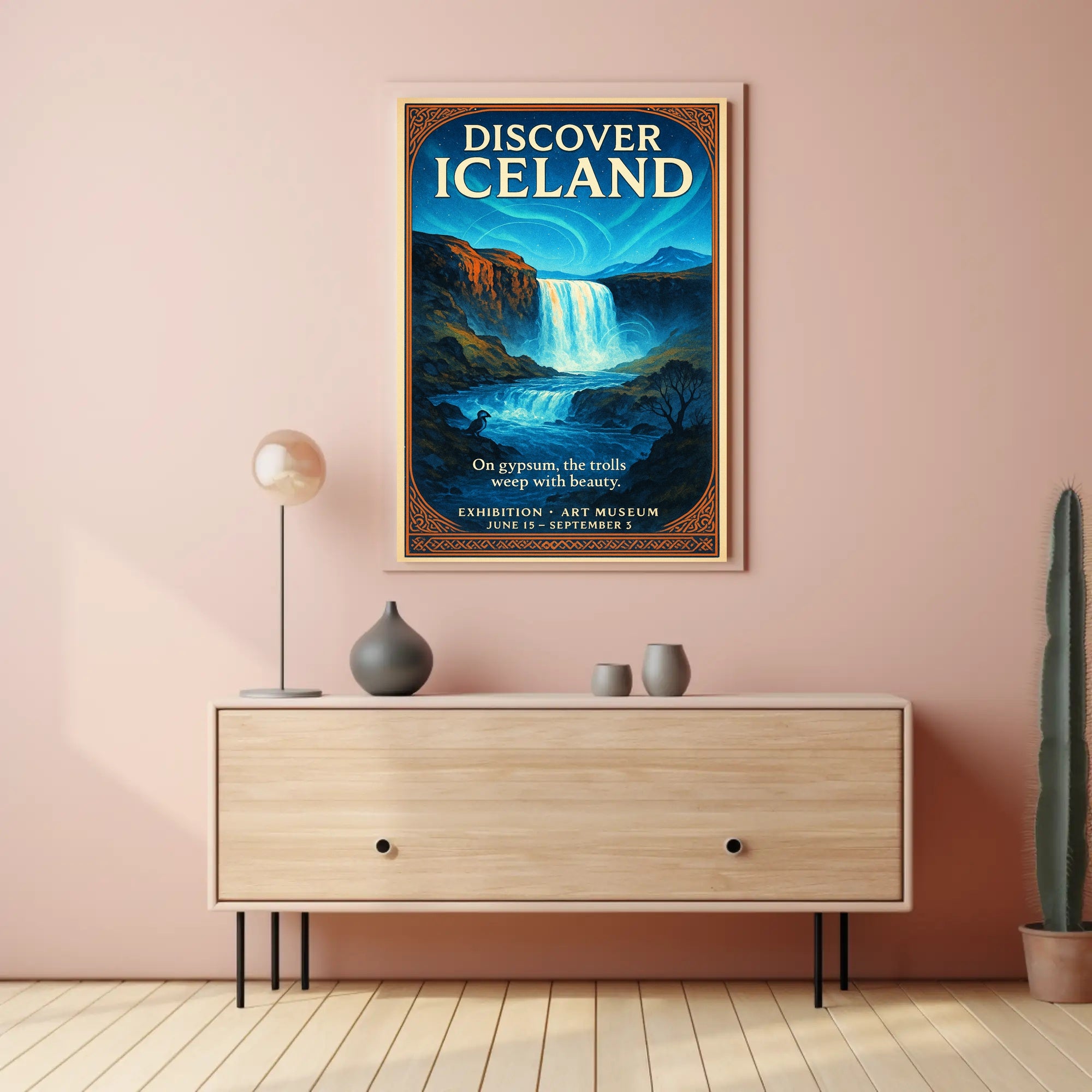 Discover Iceland Exhibition Poster