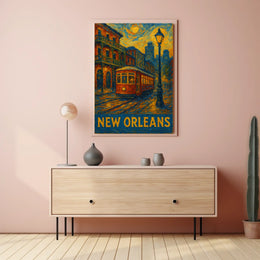 New Orleans Nightscape Poster