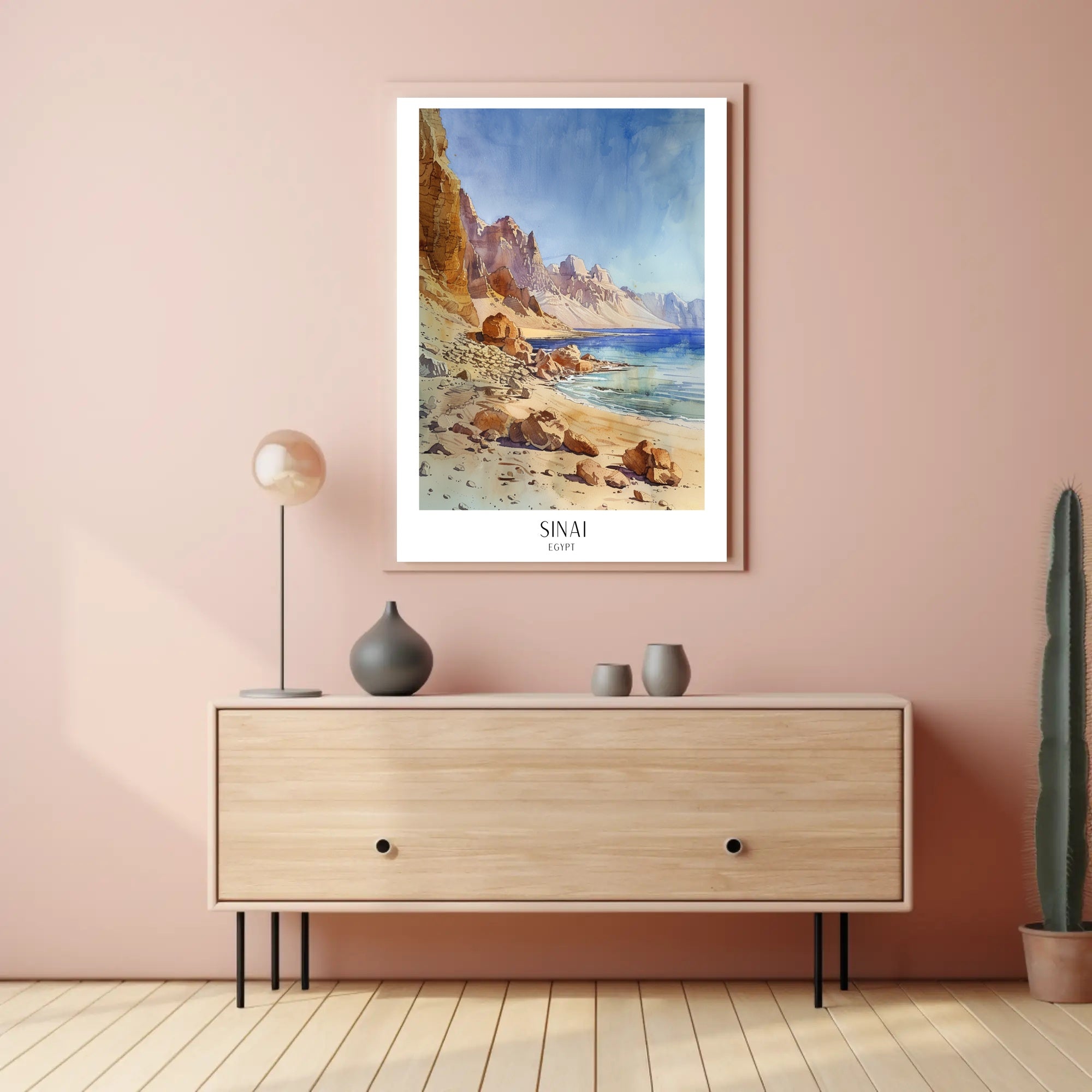 Sinai Landscape Poster PosterGoat