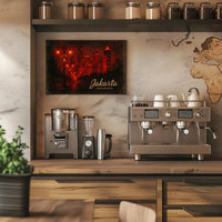 Jakarta at Night Poster