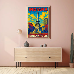 Indianapolis Monument Poster