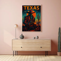 Texas Cowboy Poster