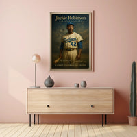 Jackie Robinson Inspirational Sports Poster
