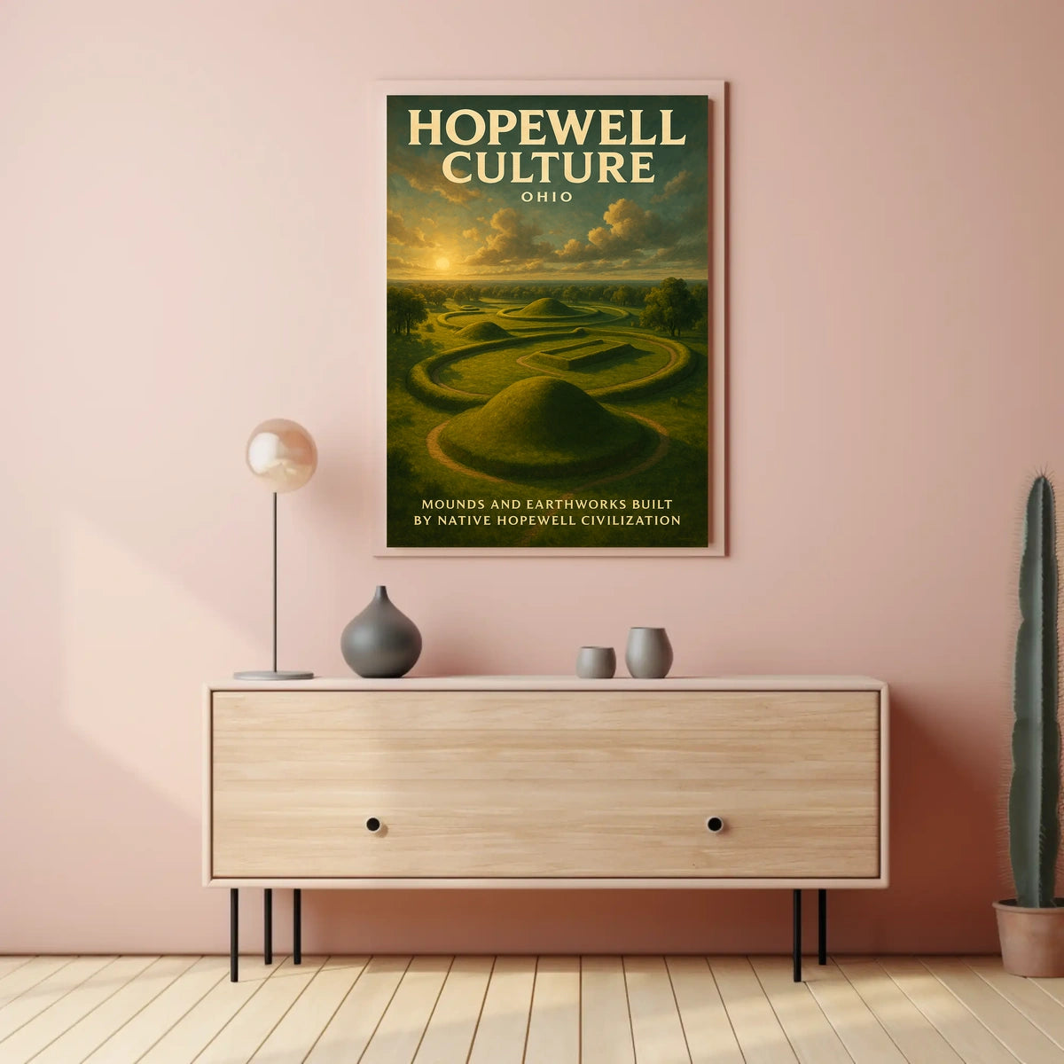 Hopewell Culture Ohio Poster
