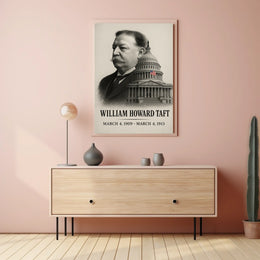 William Howard Taft 27th President of the United States Reflections Poster