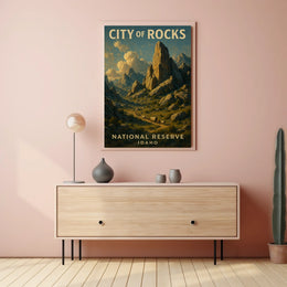 City Of Rocks National Reserve Poster