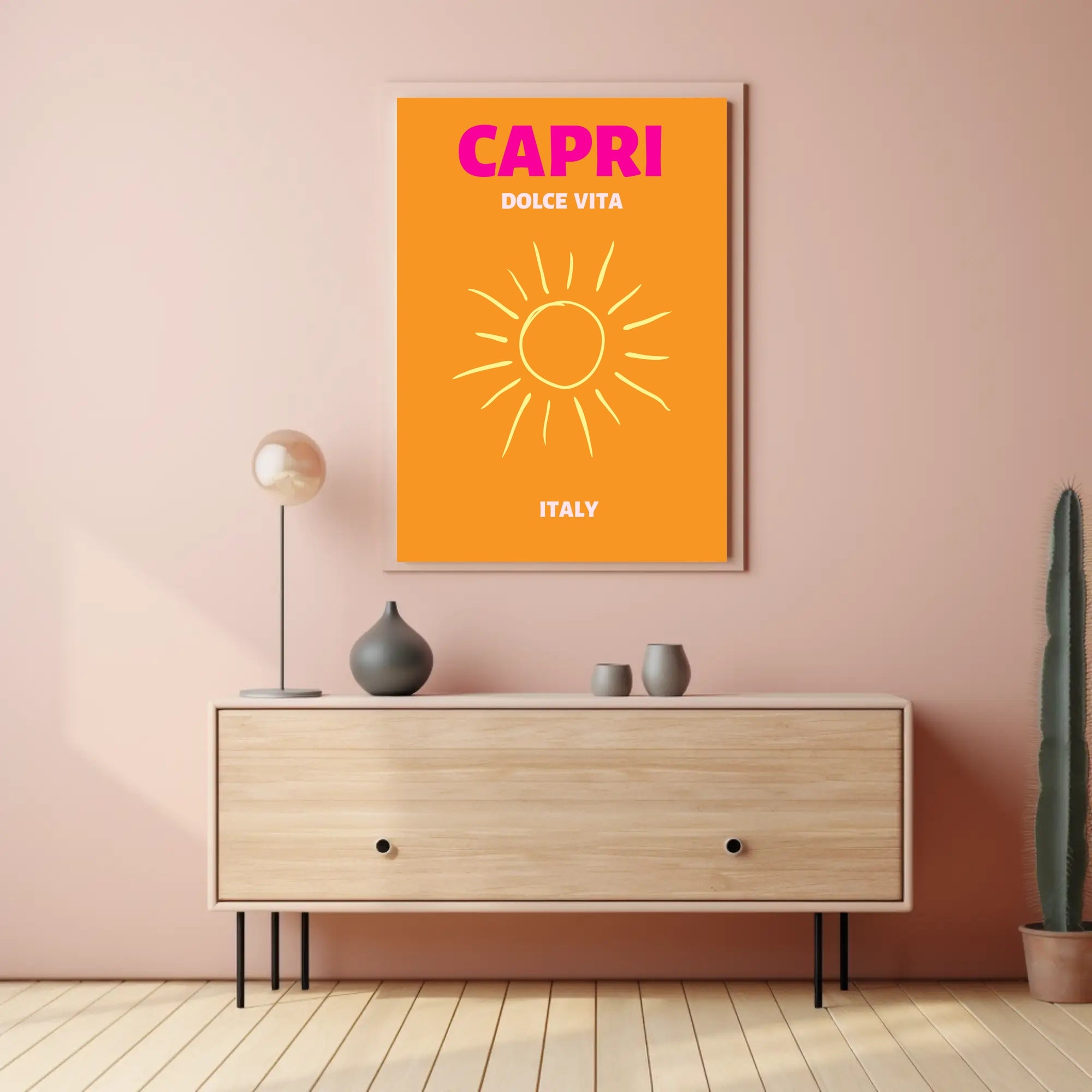 Capri Dolce Vita Travel Poster PosterGoat