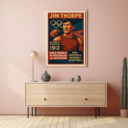 Jim Thorpe Legendary Olympic Champion Jim Thorpe Poster