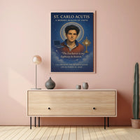 St. Carlo Acutis A Modern Beacon of Faith Poster