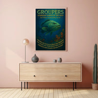 Groupers Guardians of the Reef Poster