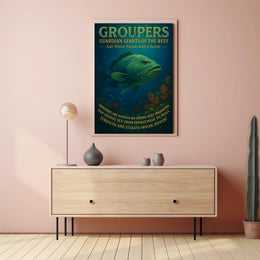 Groupers Guardians of the Reef Poster