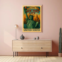 Welcome To New York City Poster Art Print Decor PosterGoat