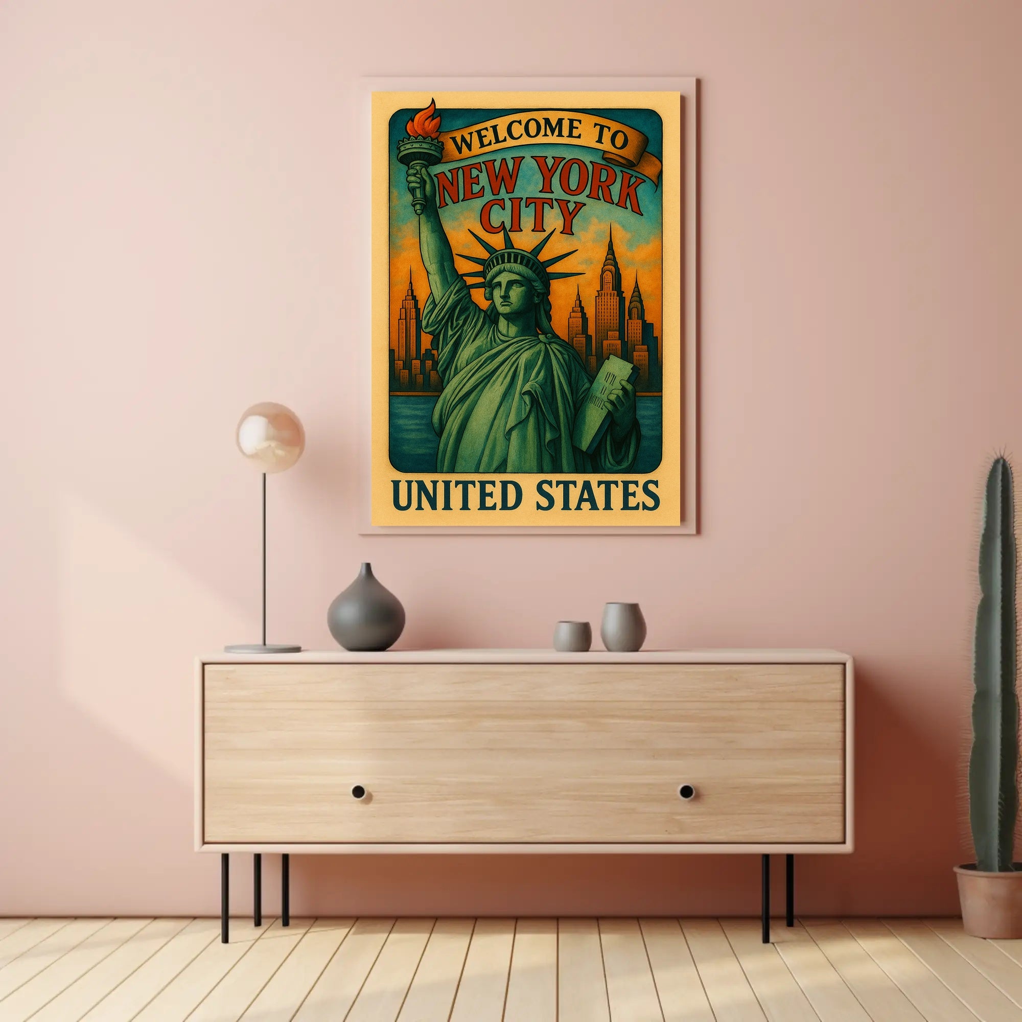 Welcome To New York City Poster Art Print Decor PosterGoat