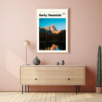 Rocky Mountain National Park Scenic Poster Print