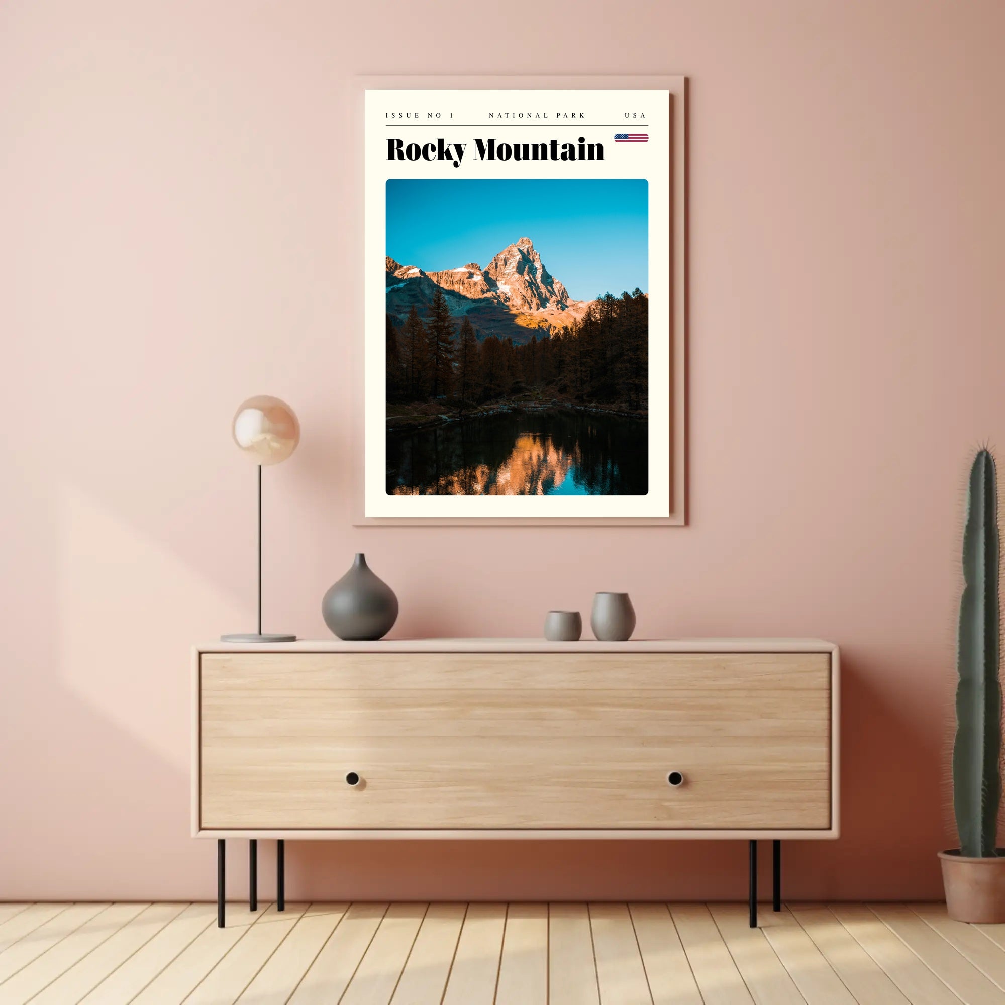Rocky Mountain National Park Scenic Poster Print