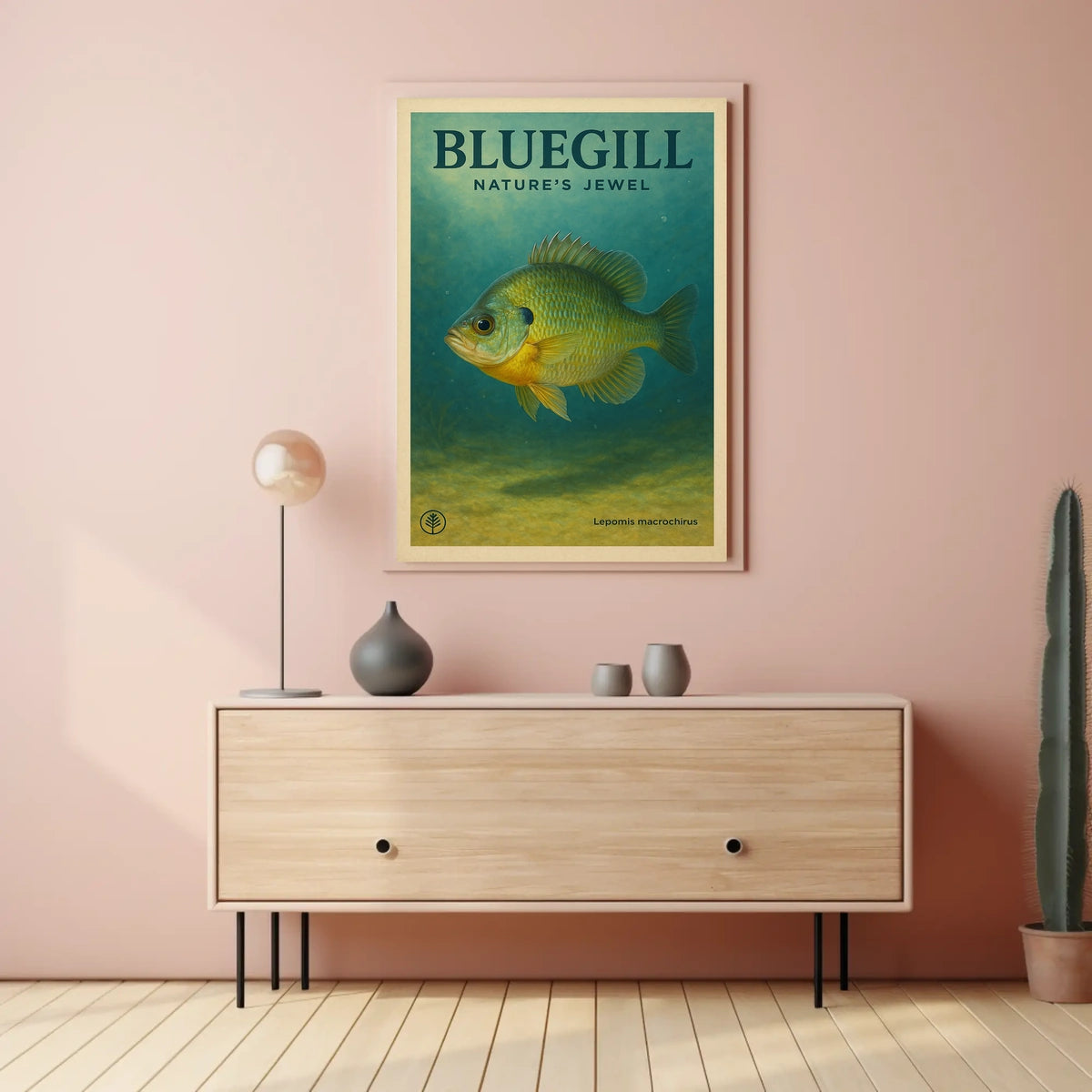 Bluegill NatureS Jewel Poster
