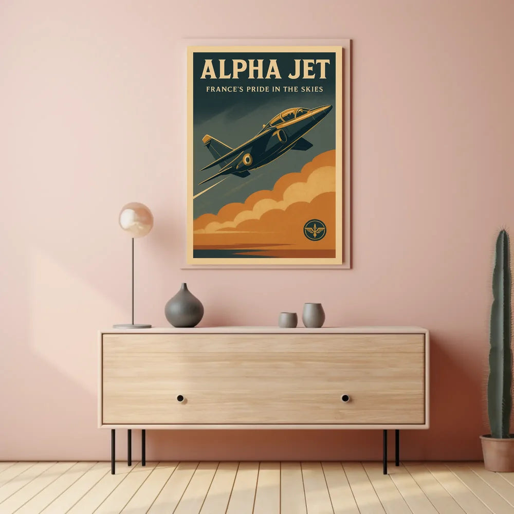 Alpha Jet Aviation Enthusiast Poster