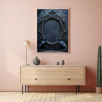 Vintage Ornate Frame Abstract Artistic or Pop Culture Poster