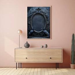 Vintage Ornate Frame Abstract Artistic or Pop Culture Poster