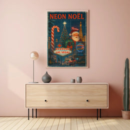 Neon Noël In Las Vegas Poster