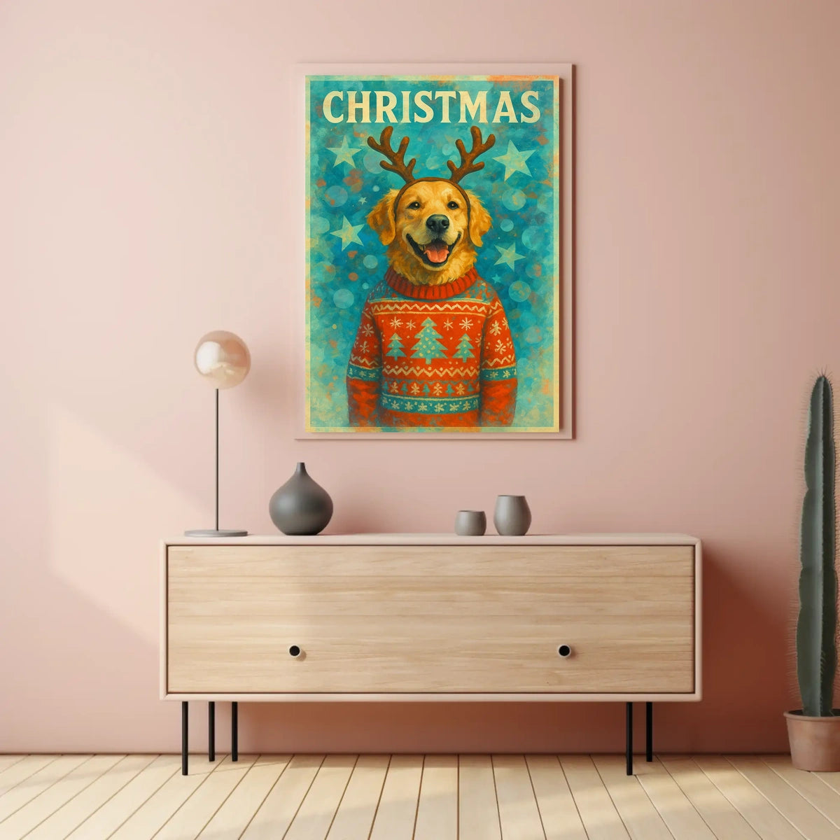 Winter Cityscapes Christmas Poster