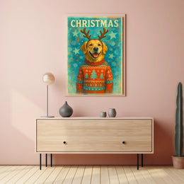 Winter Cityscapes Christmas Poster