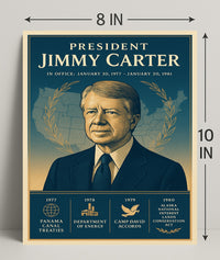 Jimmy Carter Leadership Gallery Print PosterGoat