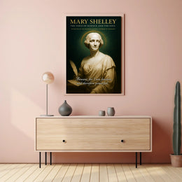 Mary Shelley - The Voice of Science and the Soul Poster PosterGoat