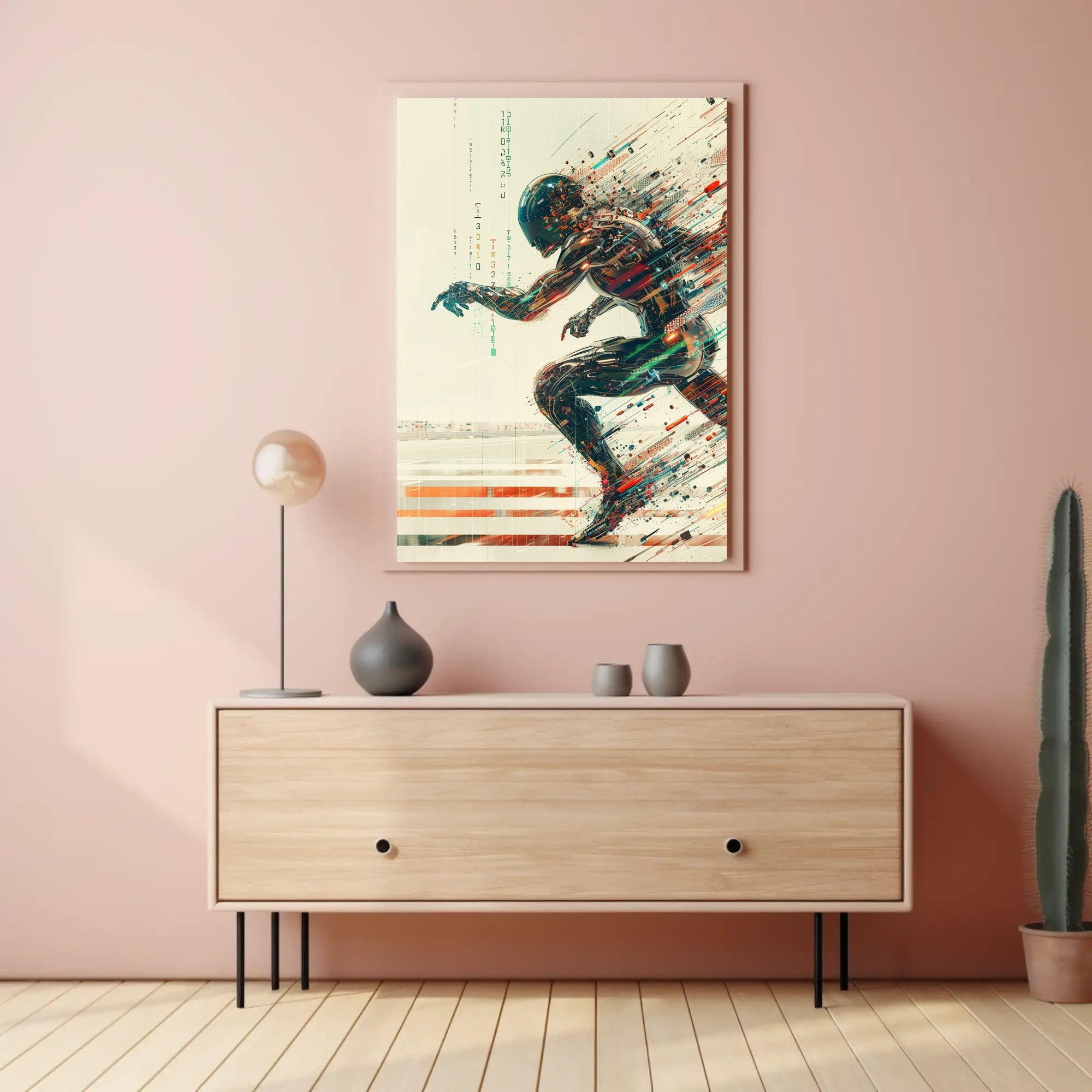 Dynamic Sports Balls Explosion Poster Art PosterGoat