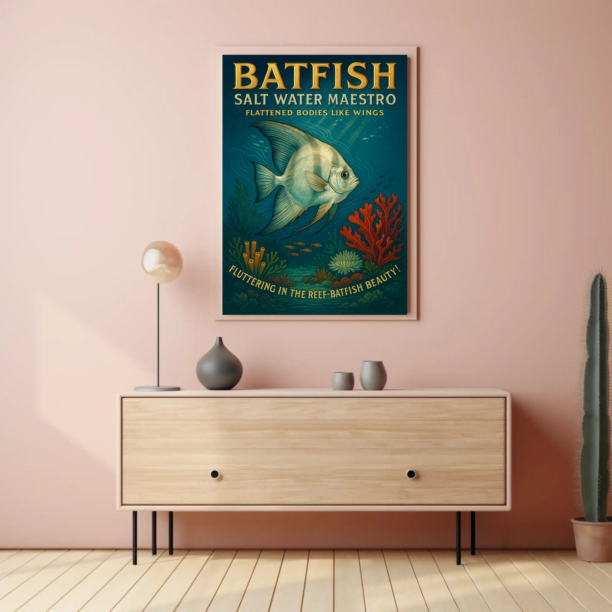 Batfish Salt Water Maestro Poster