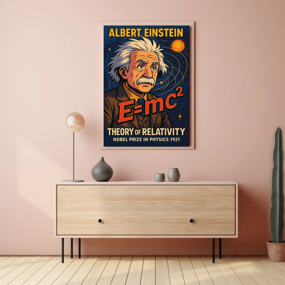 Albert Einstein Theory Of Relativity Poster
