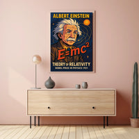 Albert Einstein Theory Of Relativity Poster