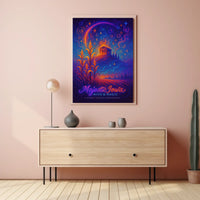 Majestic Iowa Myth Magic Poster