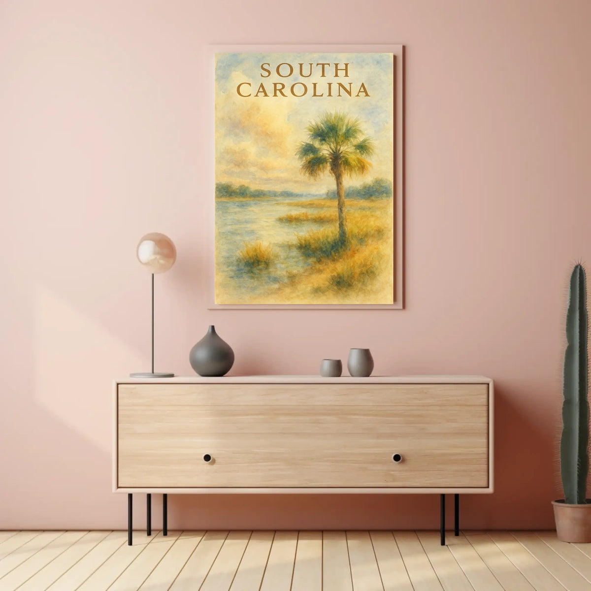 South Carolina Landscape Poster