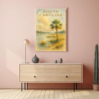South Carolina Landscape Poster