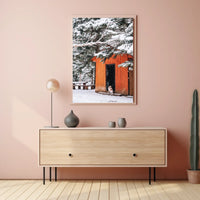 Winter Cabin Retreat Poster