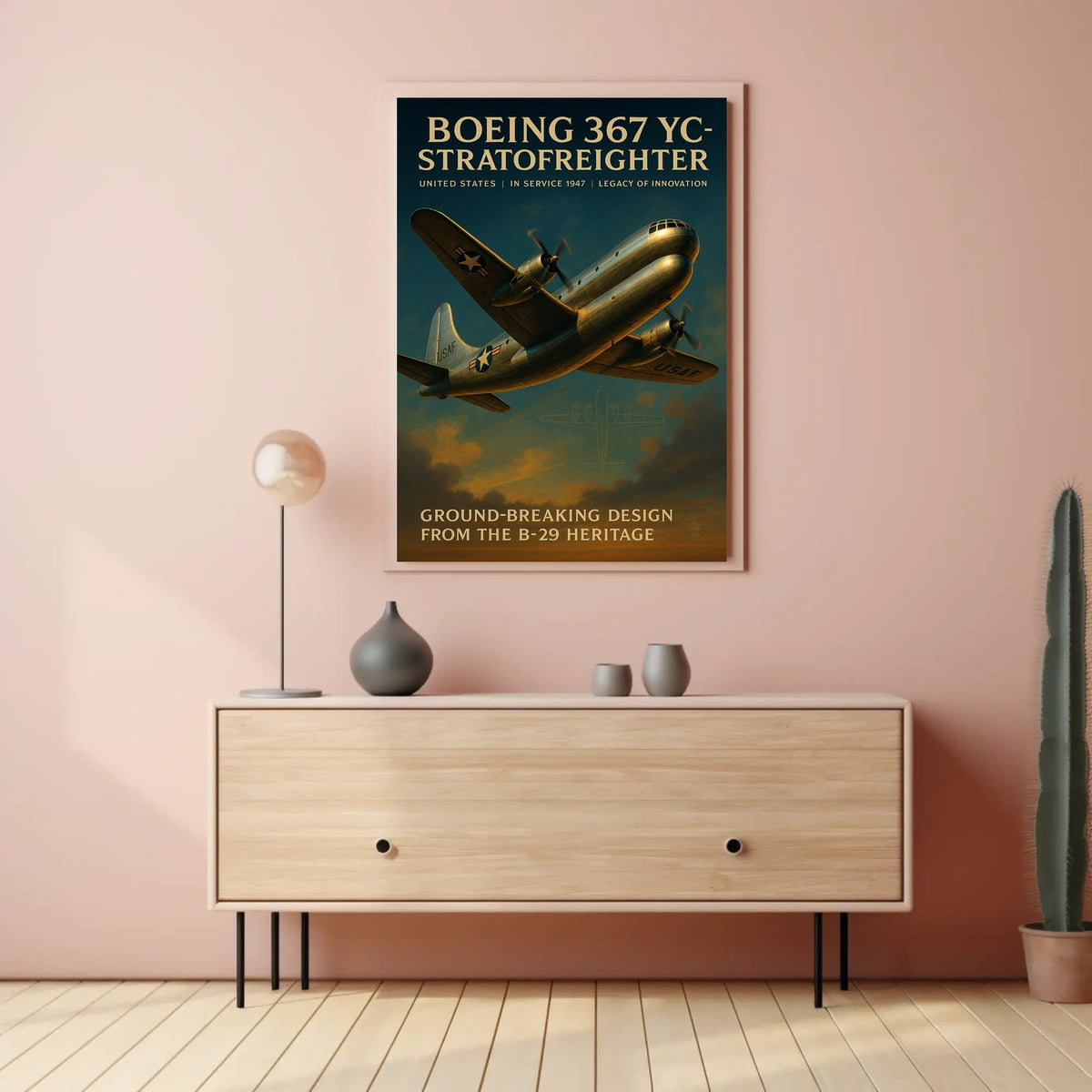 Boeing 367 Yc-Stratofreighter Poster