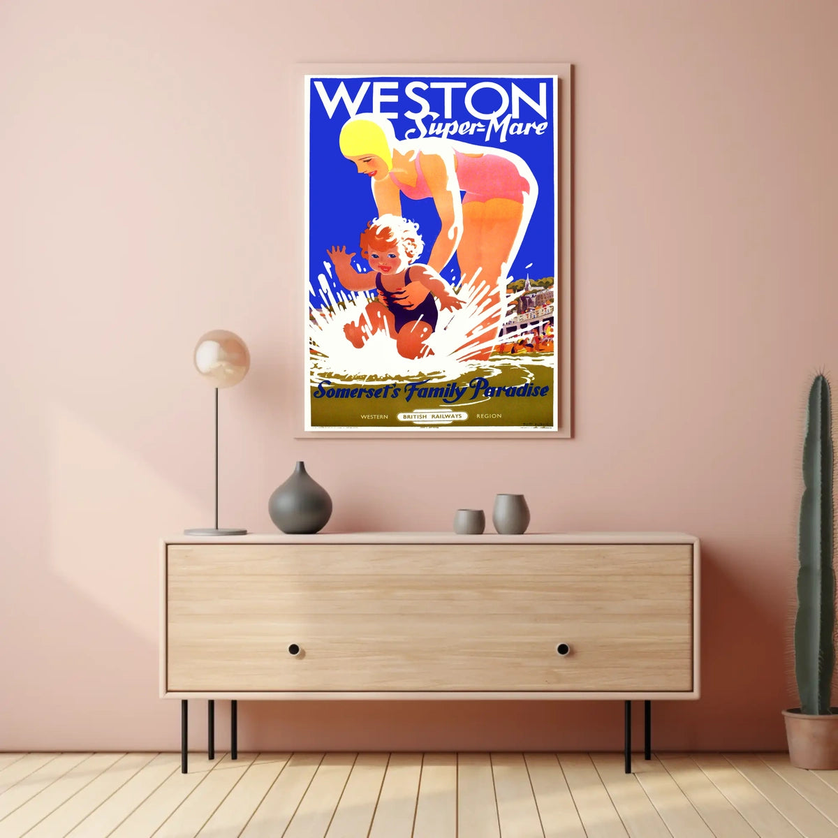 Weston-Super-Mare SomersetS Family Poster