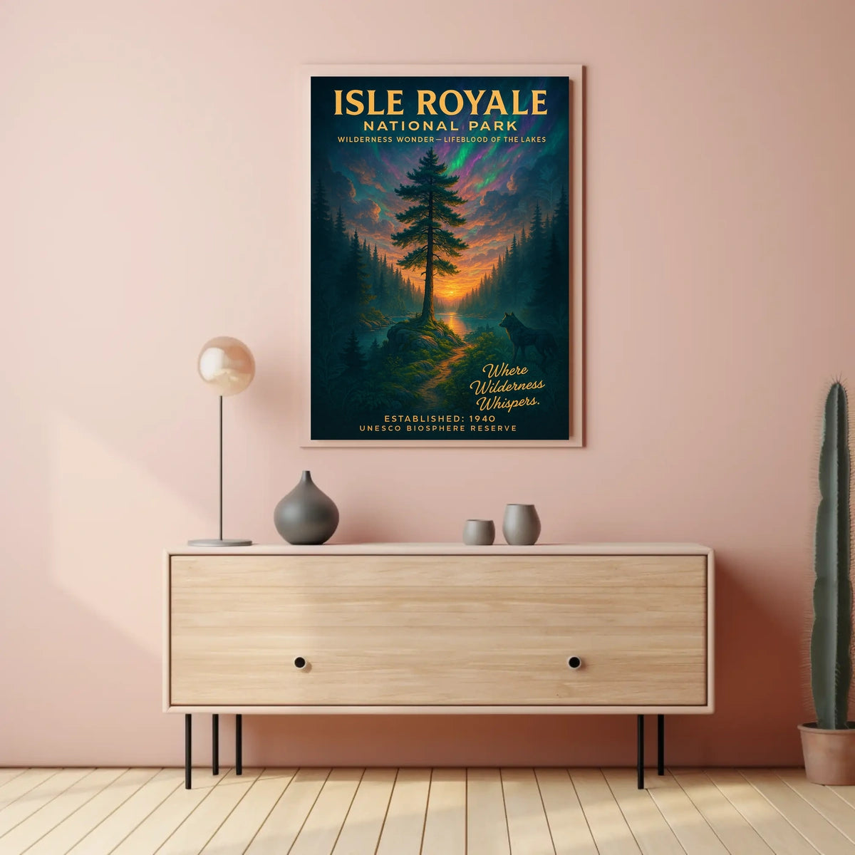 Isle Royale National Park Poster