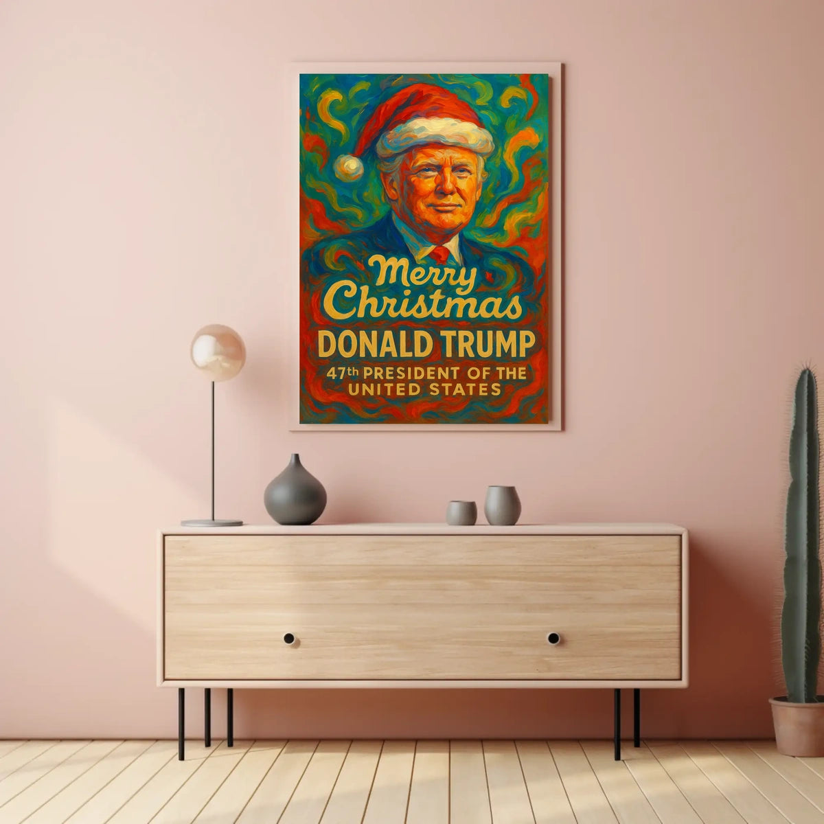 Christmas Spirit Celebration Artistic Impressionism Artistic or Pop Culture Poster