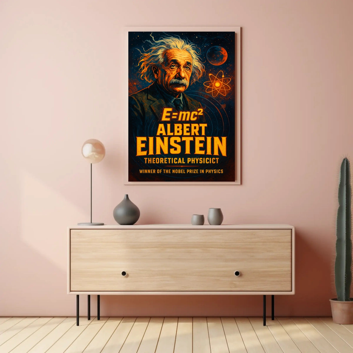 Albert Einstein Nobel Prize In Physics Poster