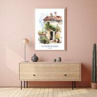 Champagne Charm Poster