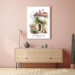 Champagne Charm Poster