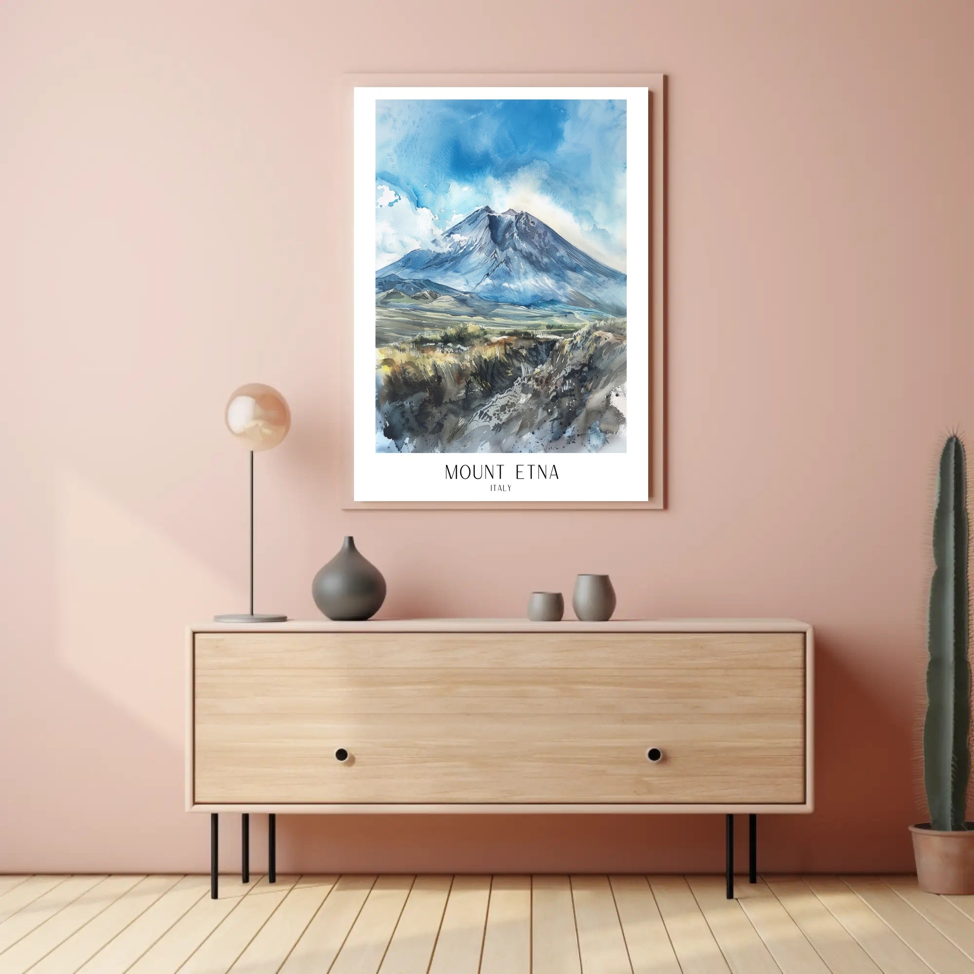 Mount Etna Poster PosterGoat
