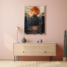 Haunted Mansion Under Blood Moon Poster