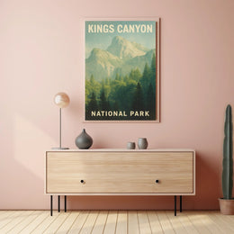 Kings Canyon National Park Poster